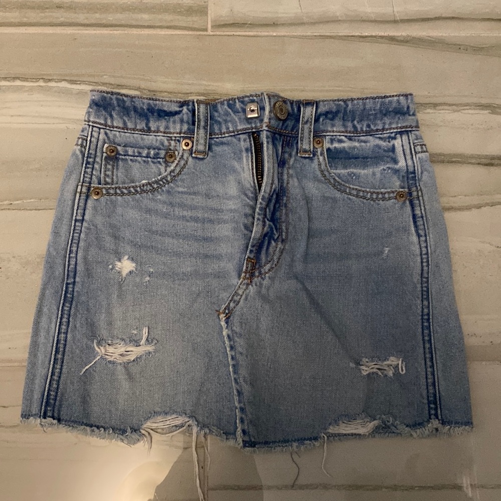 Gap girls jean skirt